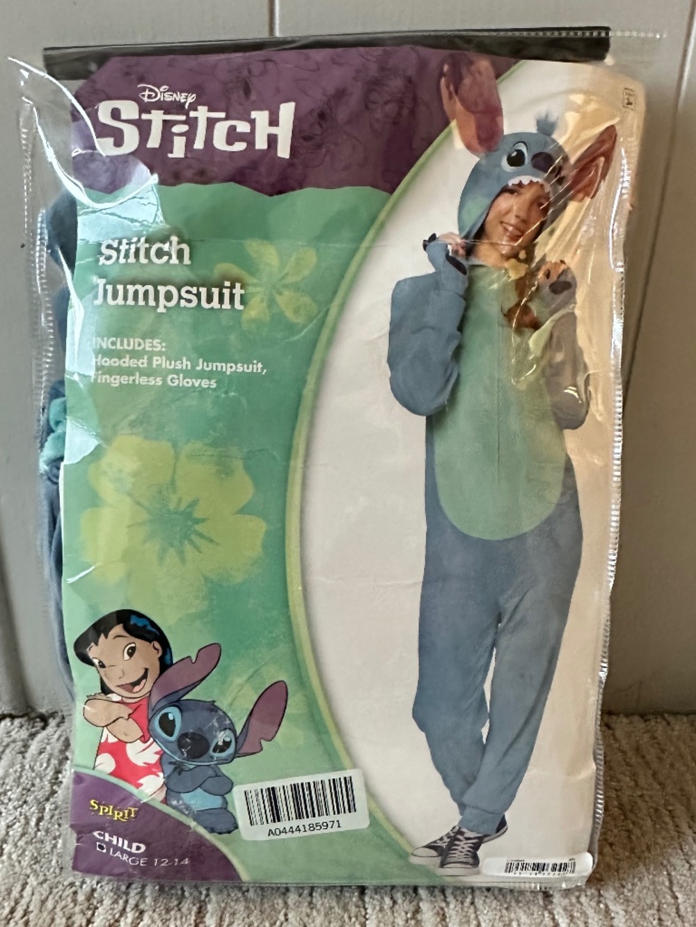 Kids Disney Stitch Jumpsuit Costume